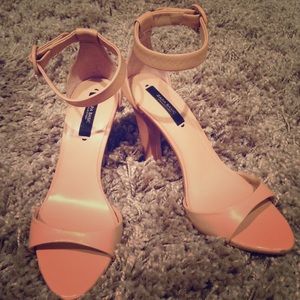 New nude Zara sandals