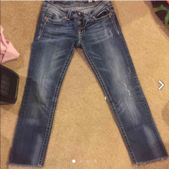 Capri, washed jeans by Miss Me