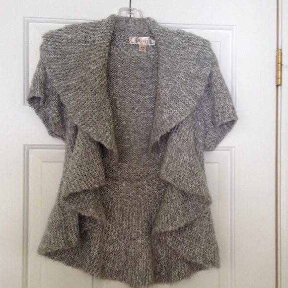 Gray circle sweater