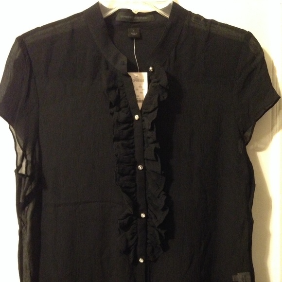 Black sheer top