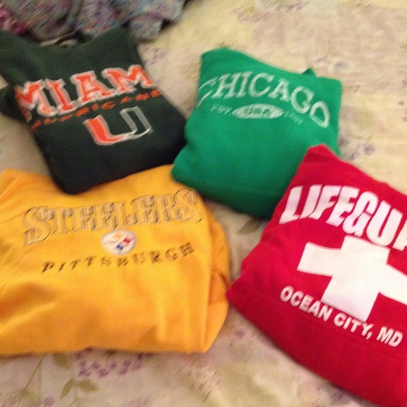 Lifeguard Chicago Miami Steelers hoodies