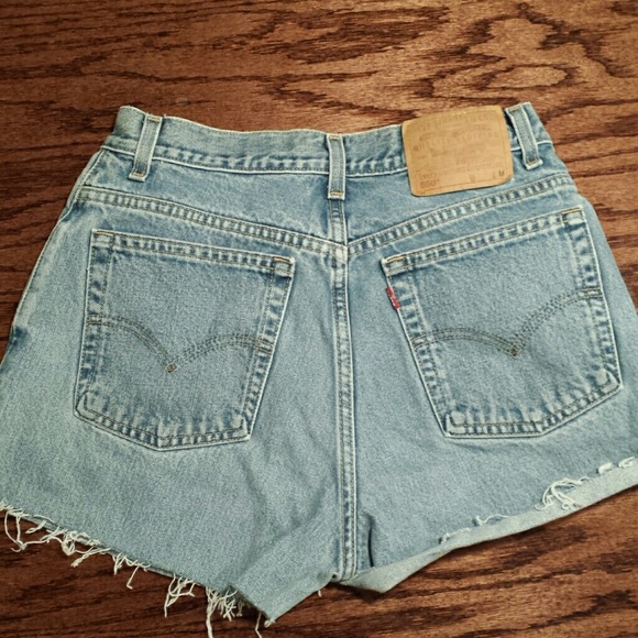 Levi's High What Cut Off Jean Shorts