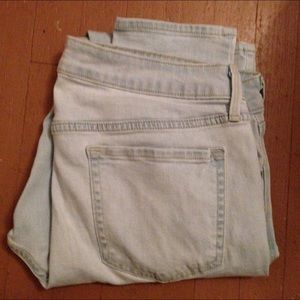 Old Navy Rock Star Distressed Jeans Light Wash