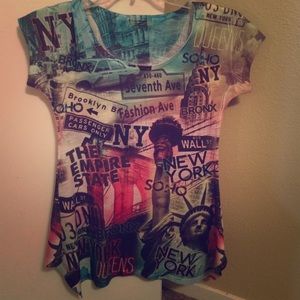 New York Bedazzled Top