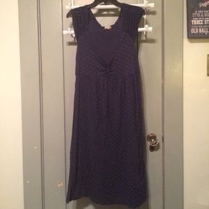 Anthropologie Ella Moss polka dot dress