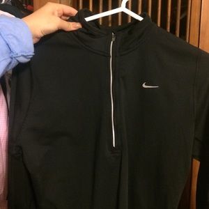 Black Nike half zip up