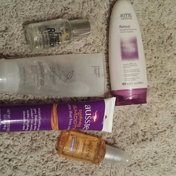 Straightening hair products