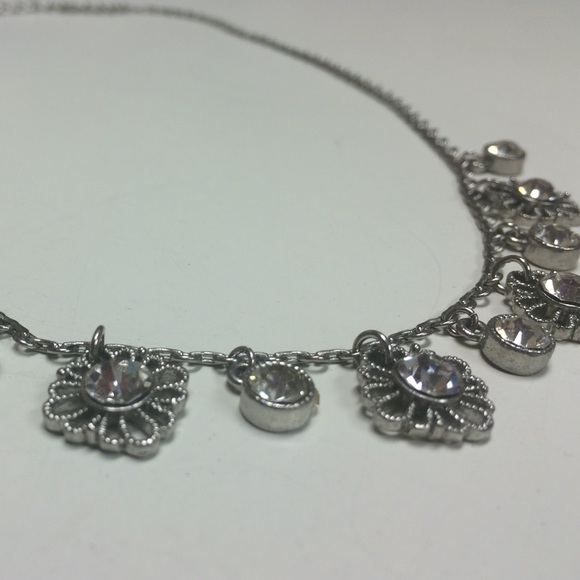 Avon Jewelry Avon Silver And Cz Necklace Poshmark