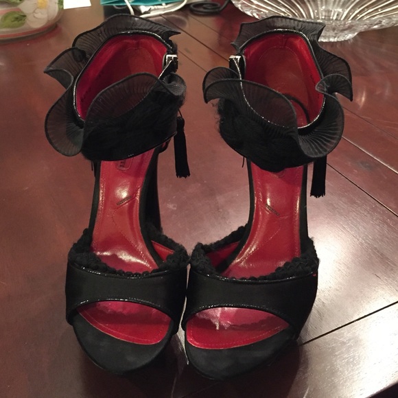 Cesare Paciotti GORGEOUS Open Toe Heels - Picture 1 of 4