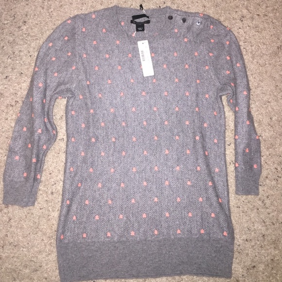 Collection cashmere pointelle dot sweater