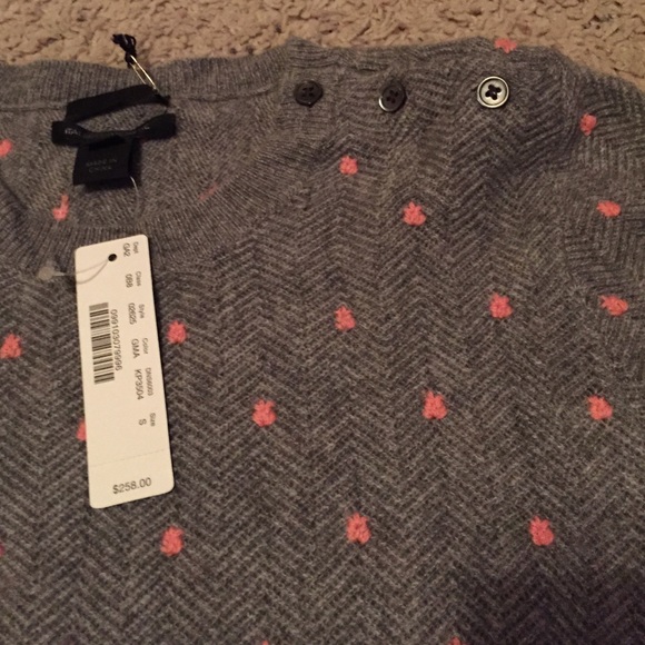 Collection cashmere pointelle dot sweater