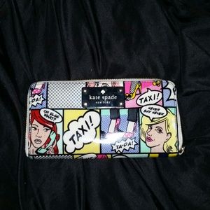 🚫SOLD🚫 Kate spade pop art wallet