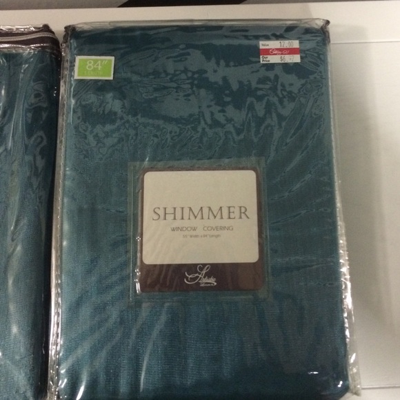 Turquoise Shimmer Curtains