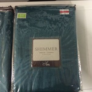 Turquoise Shimmer Curtains