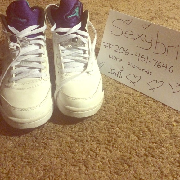 Air Jordan 5 Retro (GS) Grapes. SOLD‼️