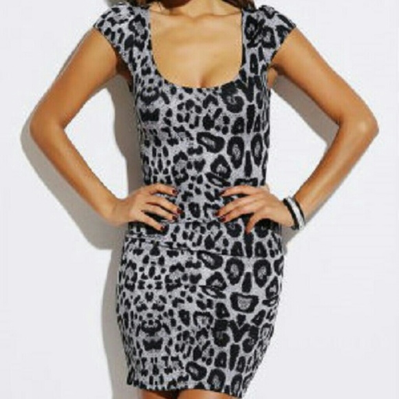 Bella D Dresses & Skirts - Leopard Print Bodycon Dress