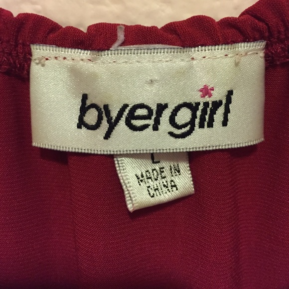 Light Flowy Red Top - Picture 3 of 3