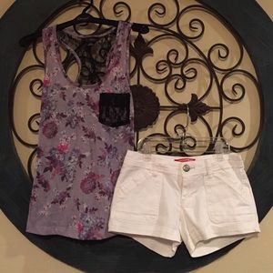 Union Bay white shorts