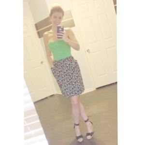 Playful and fun strapless dress!