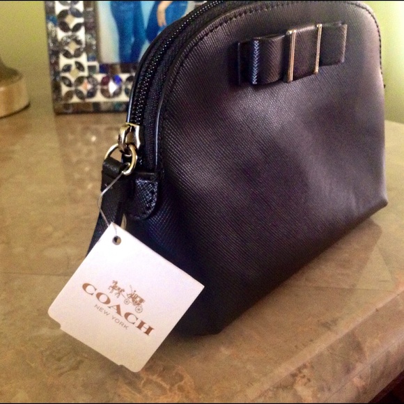SOLD Coach Darcy Bow Cosmetic Bag - Picture 3 of 3