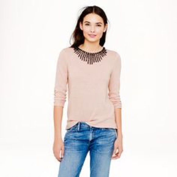 J. Crew Sweaters - Jeweled starburst sweater