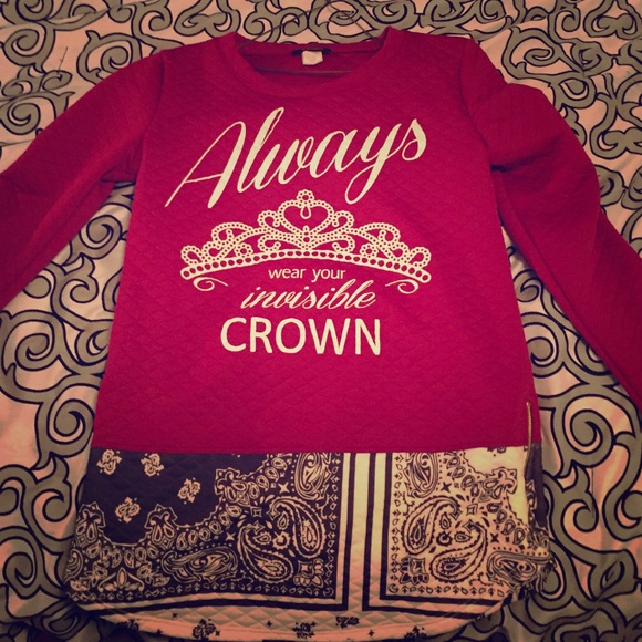 "Always wear your invisible Crown" Top
