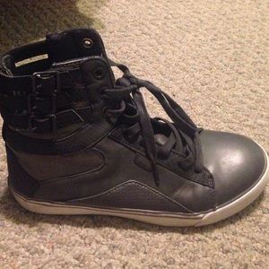 Pastry grey high tops