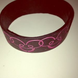 Rubber bracelet