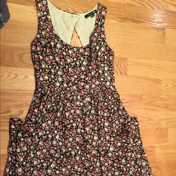 F21 floral dress