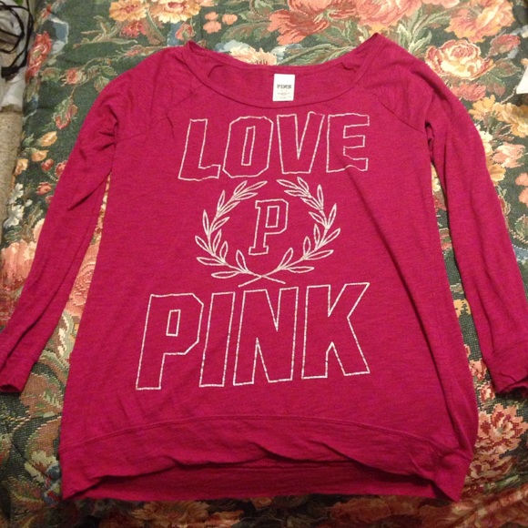 Long sleeve magenta shirt from Pink