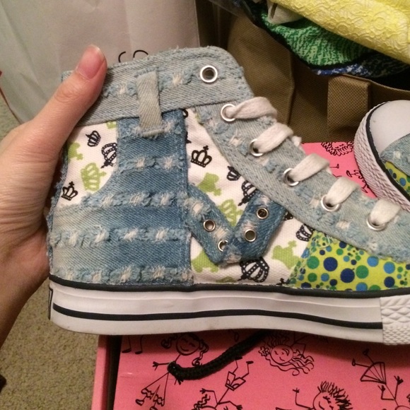 Gotta Flurt denim high tops - Picture 4 of 4