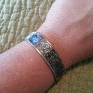 Sterling Silver Abalone cuff bracelet