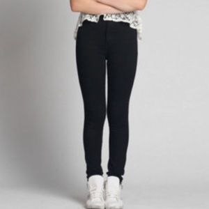black brenna high waist skinny jeans