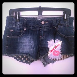 ☀️American Flag Jean Shorts☀️