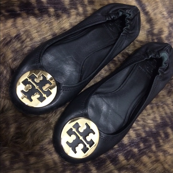 Black Tory Burch Reva Flats Size 5.5