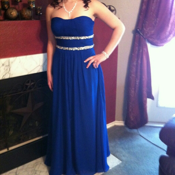 Royal Blue prom dress