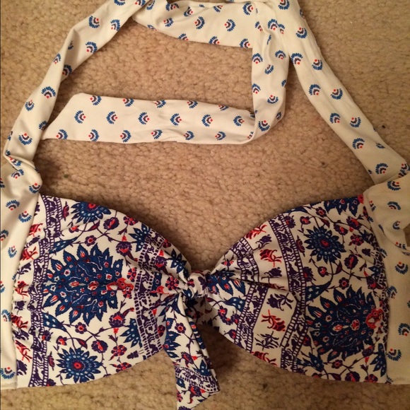 small, never worn boho bikini top from h&m