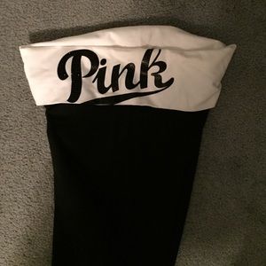 PINK Victoria's Secret black yoga pants boot cut