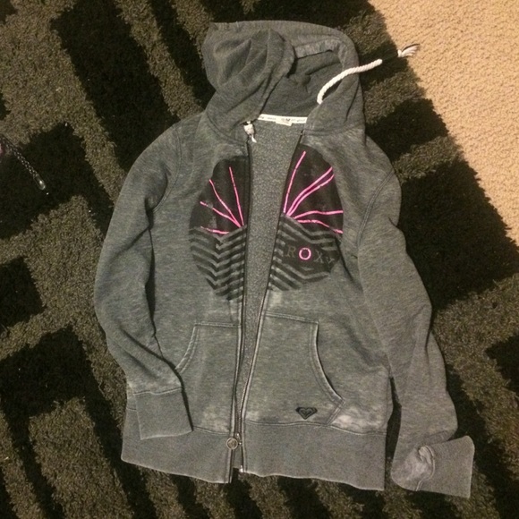 Dark grey Roxy full zip up jacket