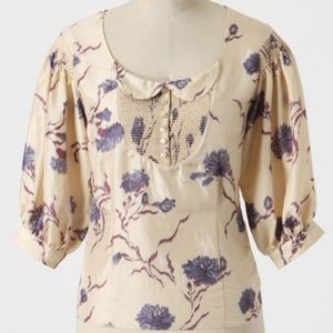 Anthropologie Girls from Savoy Mum Season Blouse