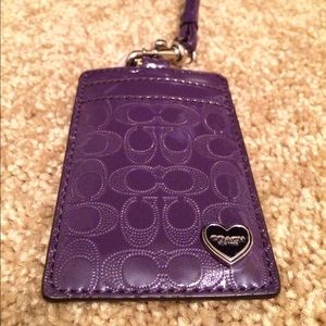 Coach card holder