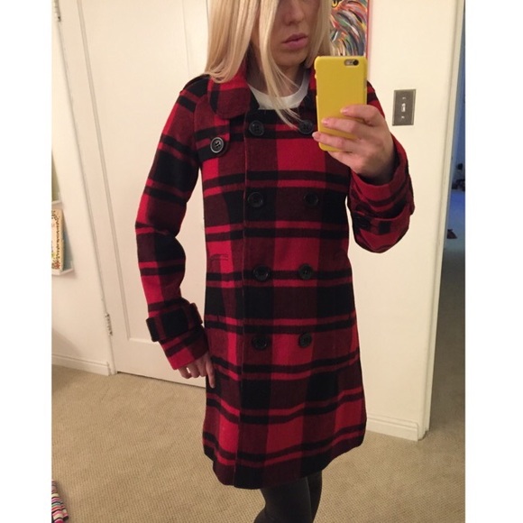 BB Dakota plaid coat