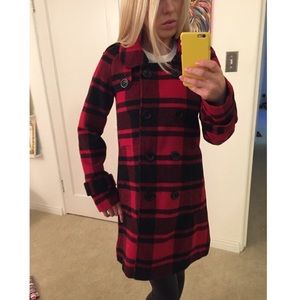 BB Dakota plaid coat