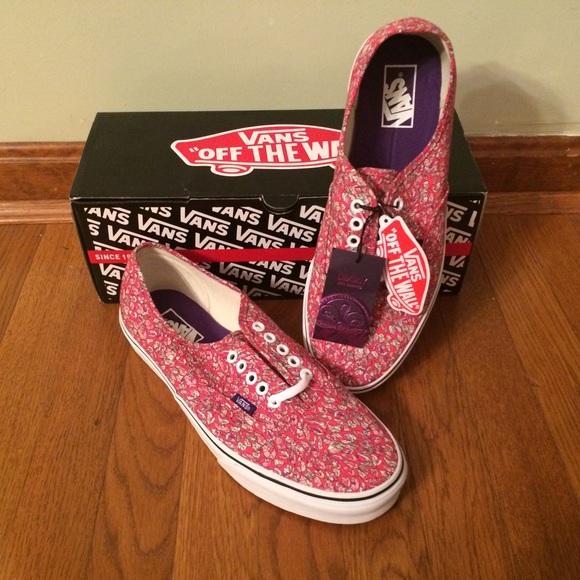 NWT Liberty Floral Vans