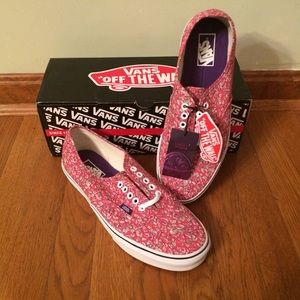 NWT Liberty Floral Vans