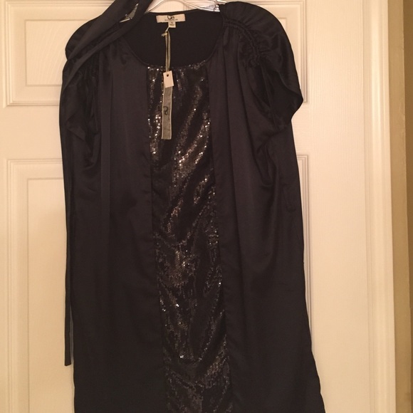 Black Boutique dress embellished with sequins