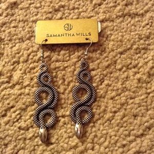 Snake earrings