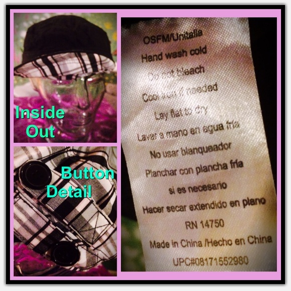 NEW LISTING❤️CUTE MULTI COLOR CAP W/BUTTONS - Picture 2 of 2