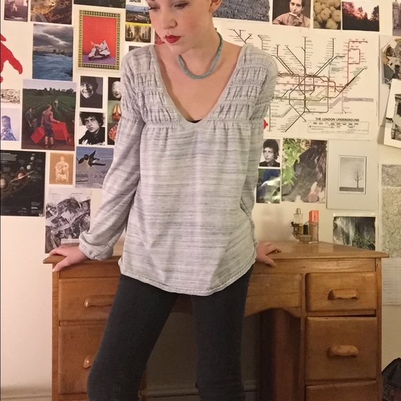 Free people v neck sweater top