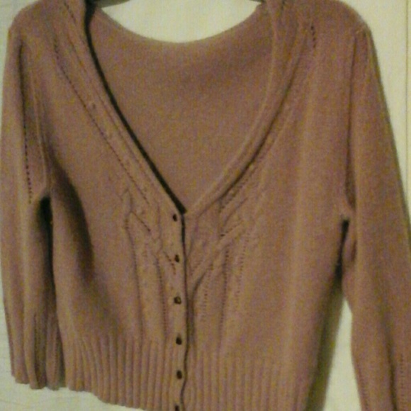 Purple cashmer wool dolce and gabbana cardigan